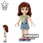 LEGO Friends Mini Figure Olivia Green Striped Top