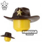 LEGO Sheriff Hat Gold Badge