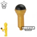 LEGO Microphone Gold and Black