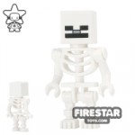 LEGO Minecraft Mini Figure Skeleton Cube Skull