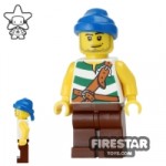 LEGO Pirate Mini Figure Pirate Green Stripes