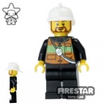 LEGO City Mini Figure Fire Brown Beard