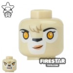 LEGO Mini Figure Heads Lioness Warrior