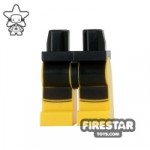 LEGO Mini Figure Legs Sinestro Black and Yellow