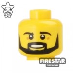 LEGO Mini Figure Heads Beard and Smile