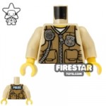 LEGO Mini Figure Torso Swamp Police Jacket