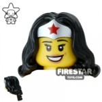 LEGO Hair Long with Wonder Woman Tiara