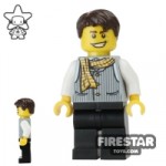 LEGO Fusion Mini Figure Striped Vest and Scarf