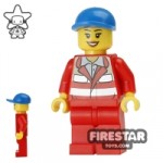 LEGO City Mini Figure Paramedic 2 Red Uniform
