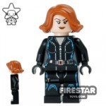 LEGO Super Heroes Mini Figure Black Widow Short Hair