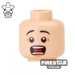 LEGO Mini Figure Heads Scared Open Mouth