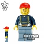 LEGO City Mini Figure Miner with Harness