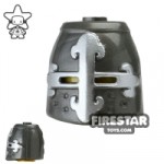 BrickForge Great Helm Steel with Silver Cross