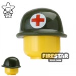BrickForge M1 Helmet Army Green Medic Print