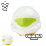 BrickForge Shock Trooper Helmet White and Lime