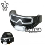BrickForge Tactical Goggles Black and Silver