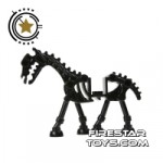 LEGO Animals Mini Figure Black Skeletal Horse