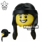 LEGO Hair Long Braids with Headband Black