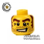 LEGO Mini Figure Heads Smirk