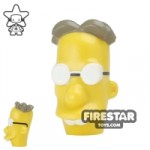LEGO Mini Figure Heads The Simpsons Professor Frink