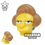 LEGO Mini Figure Heads The Simpsons Edna Krabappel