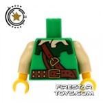 LEGO Mini Figure Torso Forestman