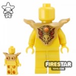 LEGO Armour Breastplate Pearl Gold with Worriz Print