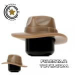 LEGO Cowboy Fedora Hat Dark Tan