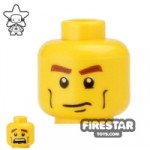 LEGO Mini Figure Heads Serious/Scared