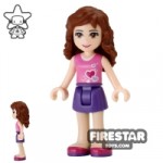 LEGO Friends Mini Figure Olivia Dark Pink Top