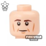 LEGO Mini Figure Heads Smile Cheek Lines