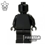 Custom Design Mini Figure Plain Minifigure Black
