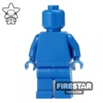 Custom Design Mini Figure Plain Minifigure Blue