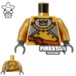 LEGO Mini Figure Torso Gold Knight Armour