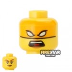 LEGO Mini Figure Heads Orange Mask / Smile