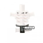 LEGO Mini Figure Torso Skeleton White with Gray Loincloth