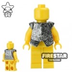 LEGO Black and Silver Speckled Armour