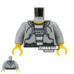LEGO Mini Figure Torso Prisoner Hooded Sweatshirt