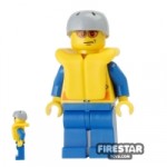 LEGO City Mini Figure Coast Guard Speedboat Pilot