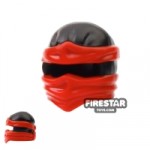 LEGO Ninjago Headwrap Black with Red Wraps