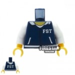 Custom Design Torso FST Varsity Hoodie Dark Blue