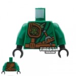 LEGO Mini Figure Torso Ninjago Green with Scabbard
