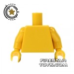 LEGO Mini Figure Torso Plain Yellow