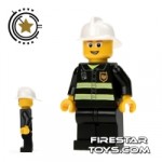 LEGO City Mini Figure  Fireman With Glasses