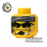 LEGO Mini Figure Heads Bandana And Glasses