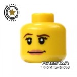 LEGO Mini Figure Heads Pink Lips
