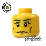 LEGO Mini Figure Heads Intense Eyes