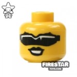 LEGO Mini Figure Heads Female With Sunglasses
