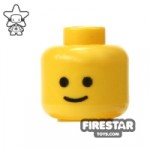 LEGO Mini Figure Heads Simple Smile Face