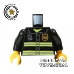 LEGO Mini Figure Torso Fireman Jacket